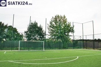 Siatki Gniezno - Tu zabezpieczysz ogrodzenie boiska w siatki; siatki polipropylenowe na ogrodzenia boisk. dla terenów Gniezna